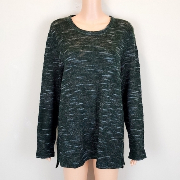 Architect women green long sleeve knit sweater Size 1X - Picture 2 of 7